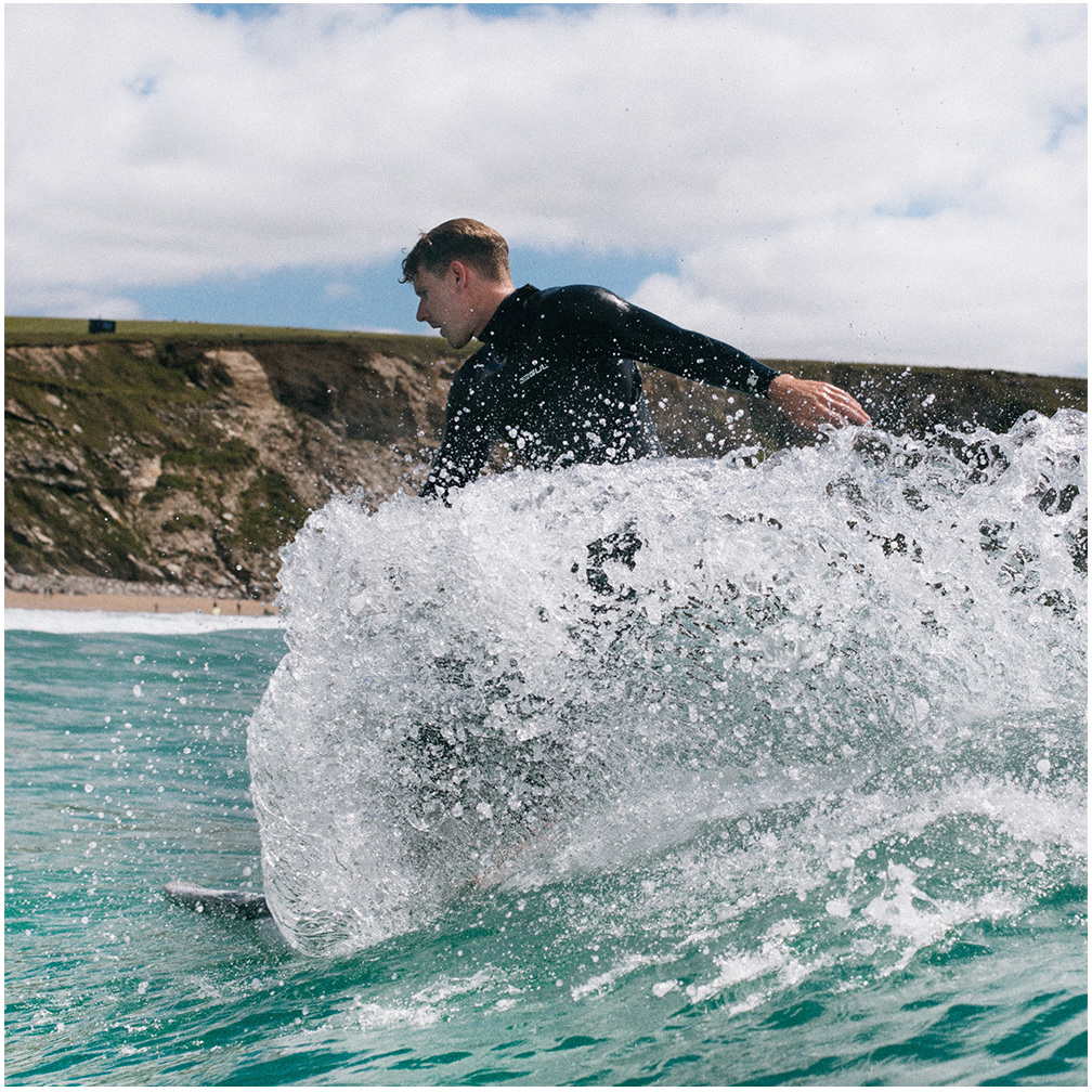 2025 Gul Mens Response 3/2mm GBS Back Zip Wetsuit RE1231-C1 - Black / Grey